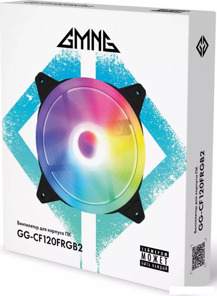 Вентилятор для корпуса GMNG GG-CF120FRGB2-PWMBK