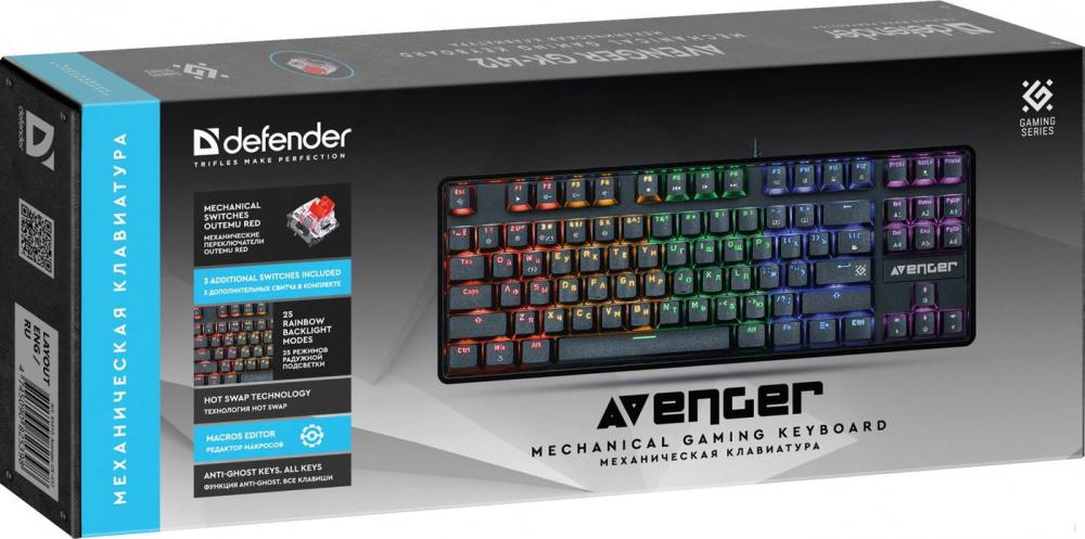 Клавиатура Defender Avenger GK-412