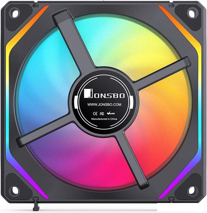 Набор вентиляторов Jonsbo ZL-120 Reversed (черный, 3 шт.)