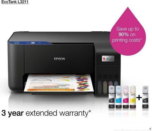 МФУ Epson EcoTank L3211 (ресурс стартовых контейнеров 6500/8100, контейнер 003) МФУ Epson EcoTank L3211 (ресурс стартовых контейнеров 6500/8100, контейнер 003)