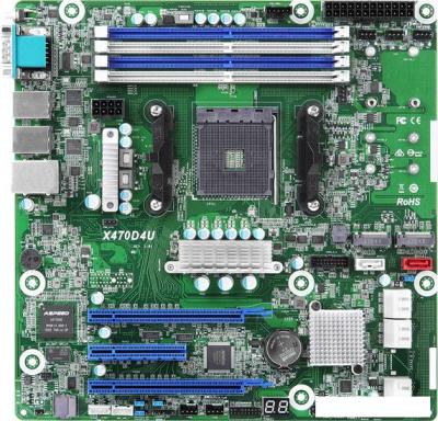 Материнские платы ASRock X470D4U