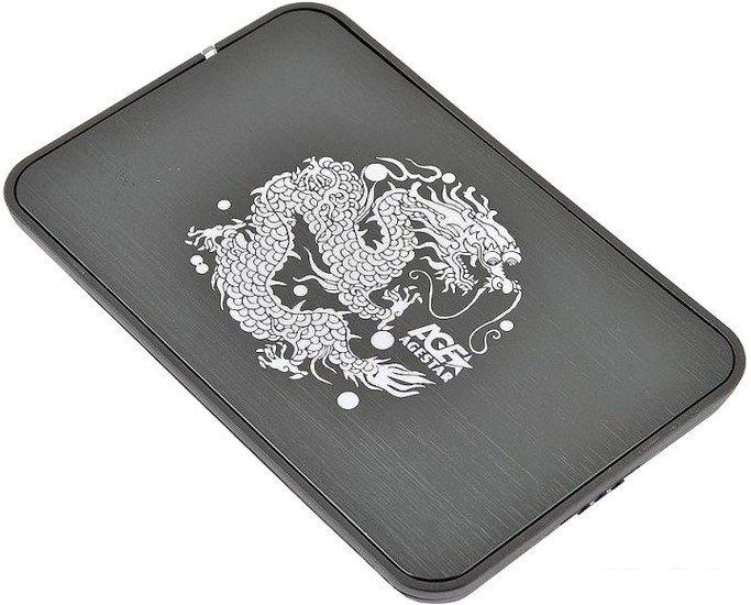 Бокс для накопителей 2.5" AgeStar 3UB2A8 Black