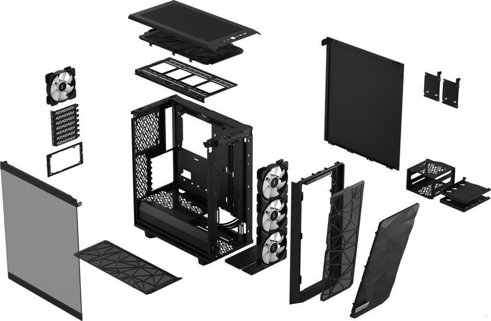 Корпус Fractal Design Meshify 2 Compact RGB Black TG Light Tint FD-C-MES2C-06
