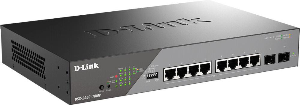 Коммутаторы D-Link DSS-200G-10MP/A1A