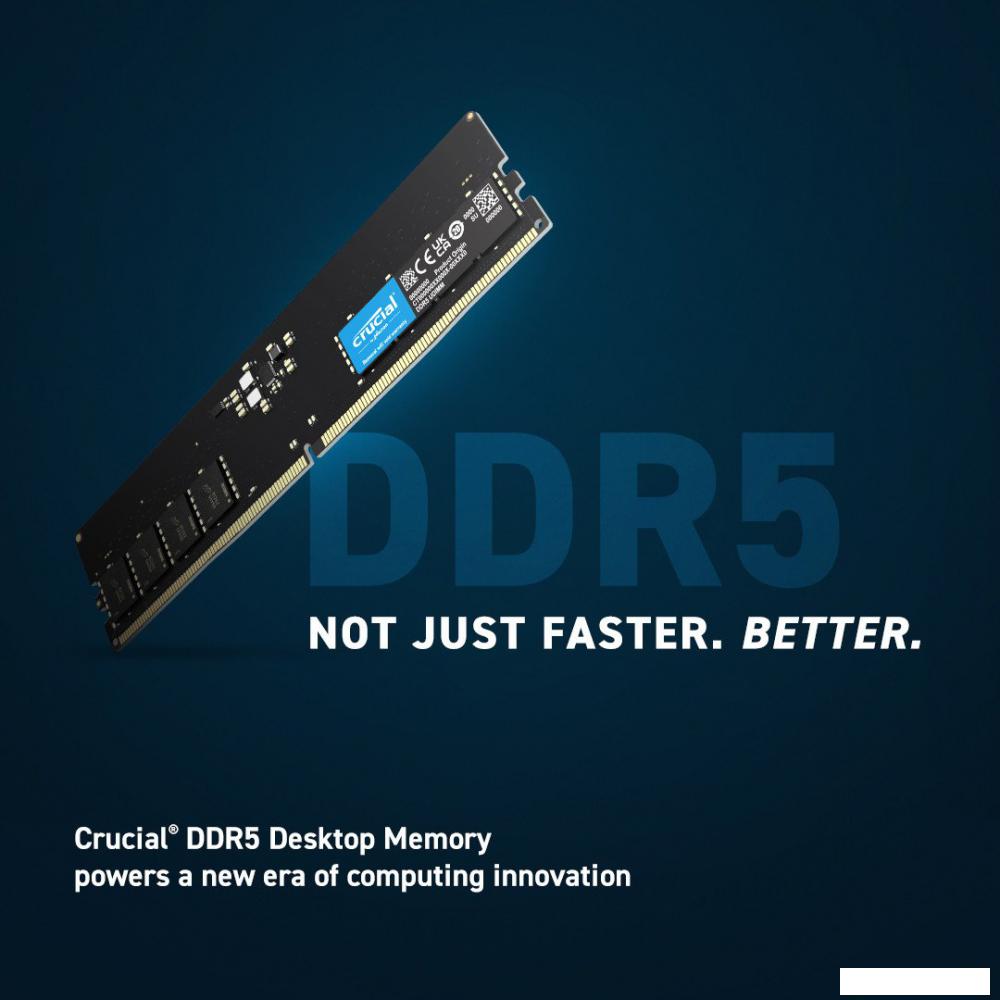 Оперативная память Crucial 16ГБ DDR5 4800 МГц CB16GU4800