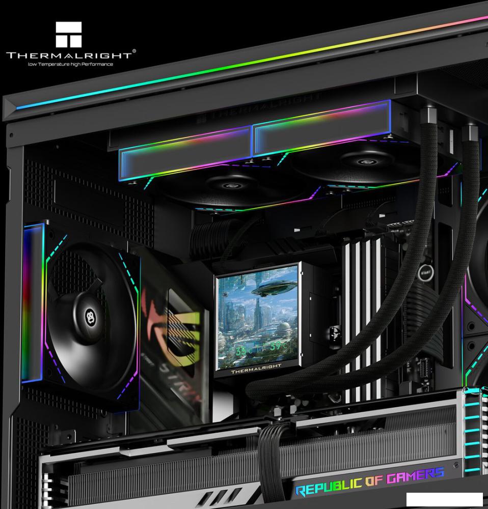 Система жидкостного охлаждения для процессора Thermalright Peerless Vision 240 ARGB (черный)