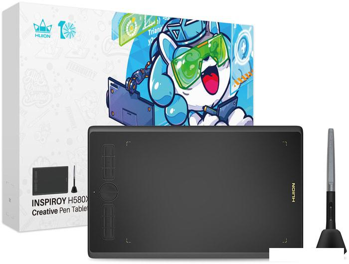 Графический планшет Huion Inspiroy H580X (черный)