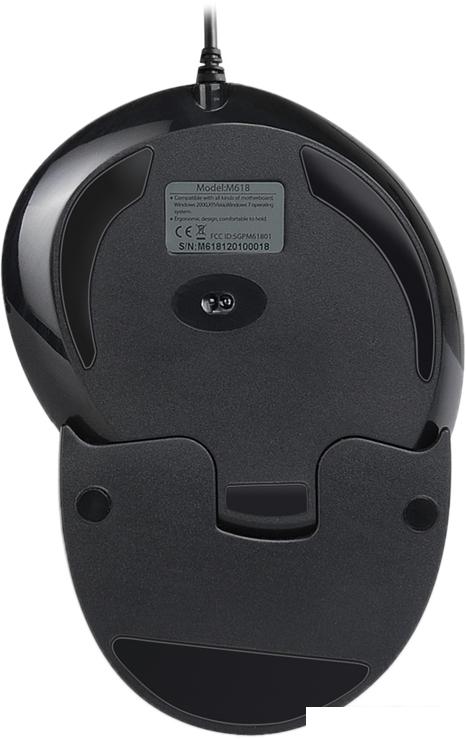 Вертикальная мышь Delux M618BU