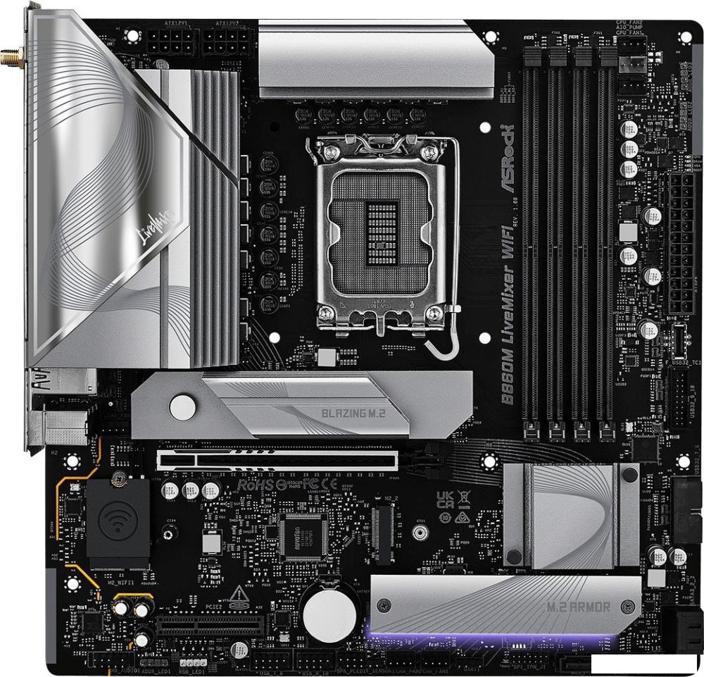 Материнская плата ASRock B860M LiveMixer WiFi