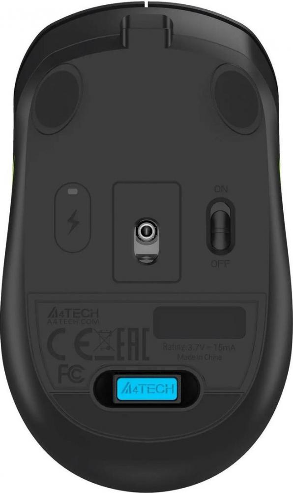 Мышь A4Tech Fstyler FG10CS Air (черный/синий)