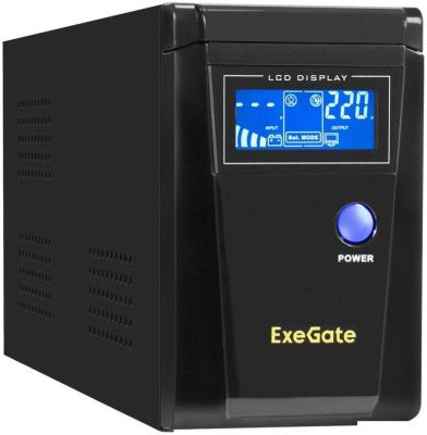 Источник бесперебойного питания ExeGate SineTower SN-600.LCD.AVR.2SH EX295980RUS