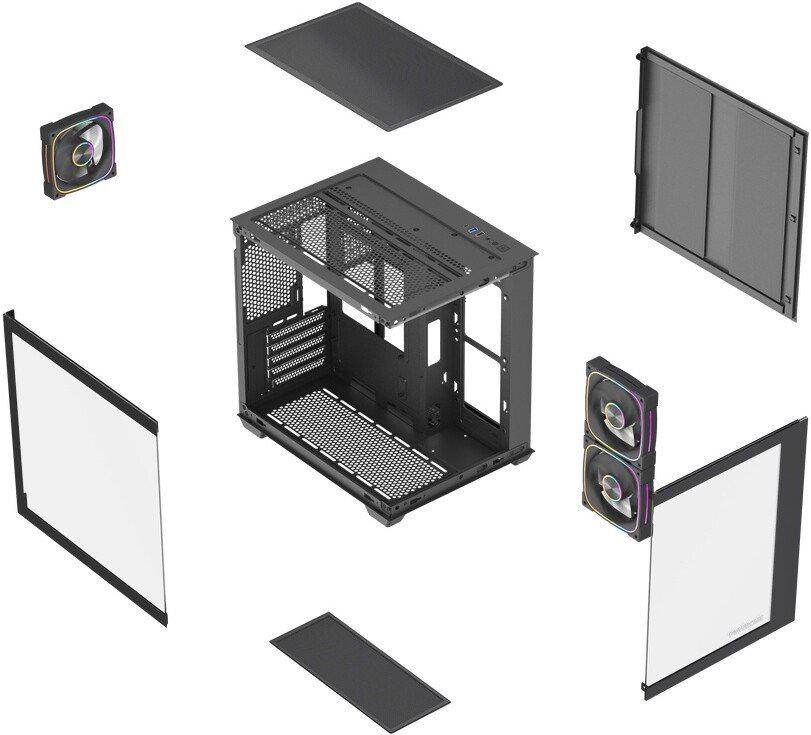 Корпус Powercase Vision Micro M5CB CVMM5CHB-A3