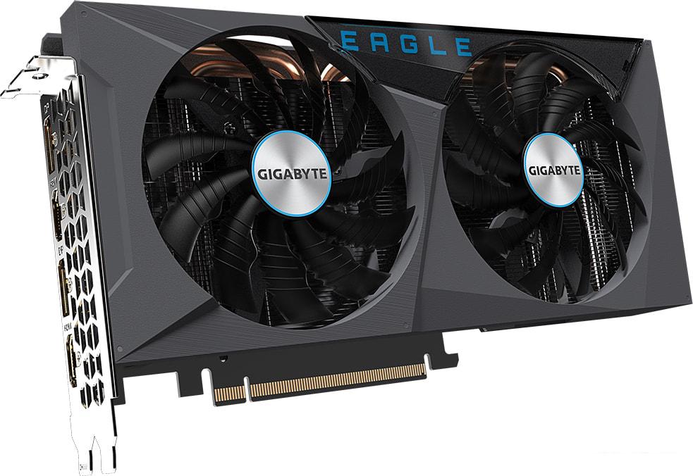 Видеокарта Gigabyte GeForce RTX 3060 Eagle OC 12GB GDDR6 (rev. 2.0) Видеокарта Gigabyte GeForce RTX 3060 Eagle OC 12GB GDDR6 (rev. 2.0)