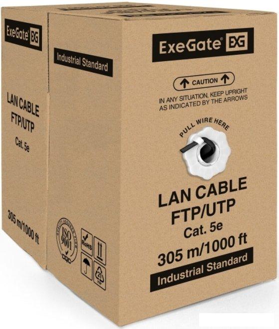Кабель ExeGate UTP4-C5e-CCA-S24-OUT-PE-BK-305 UTP