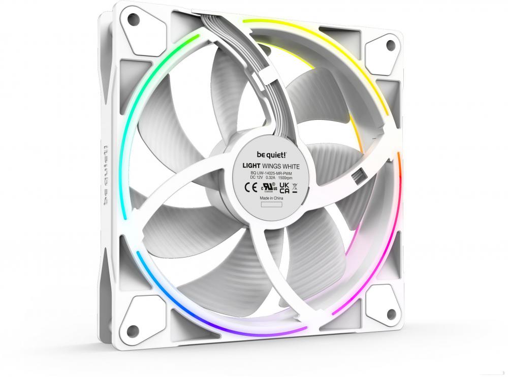 Набор вентиляторов с контроллером be quiet! Light Wings White 140mm PWM Triple-Pack BL102