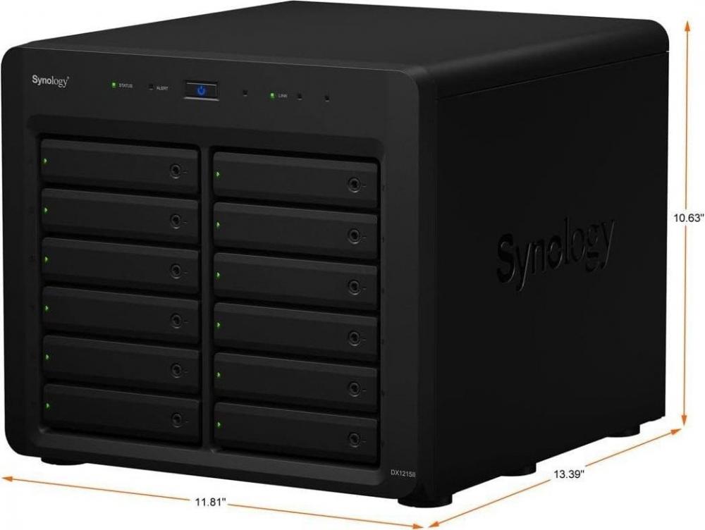 Сетевой накопитель Synology Expansion Unit DX1215II Сетевой накопитель Synology Expansion Unit DX1215II