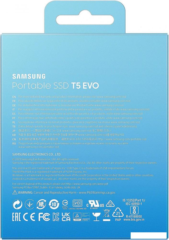 Внешний накопитель Samsung T5 EVO 4TB