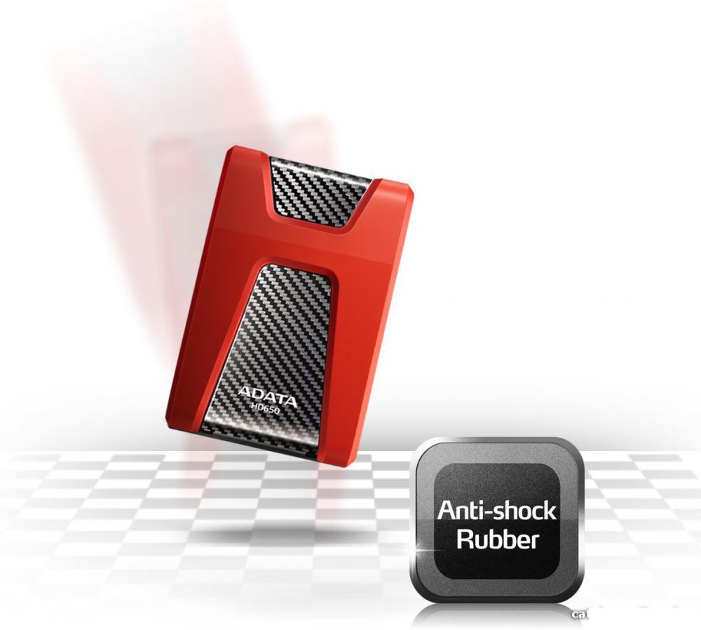 Внешний накопитель ADATA DashDrive Durable HD650 1TB (AHD650-1TU3-CRD)
