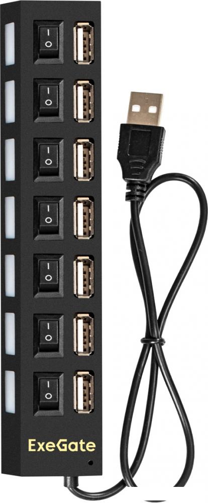 USB-хаб  ExeGate DUB-72SW EX293978RUS