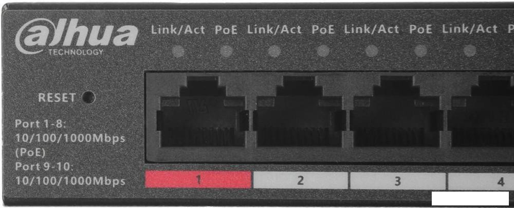 Управляемый коммутатор 2-го уровня Dahua DH-CS4010-8GT-110