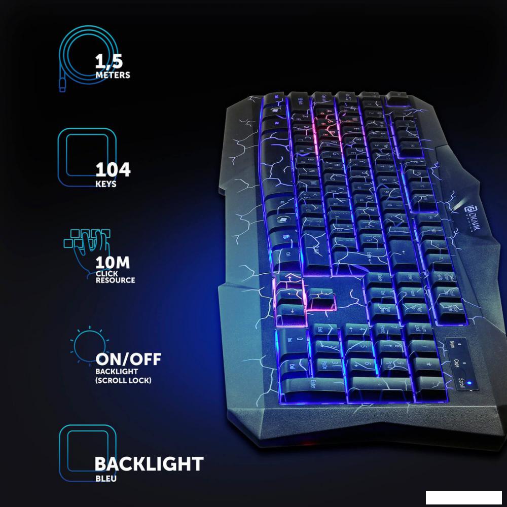 Игровой набор Oklick HS-HKM100G Imperial