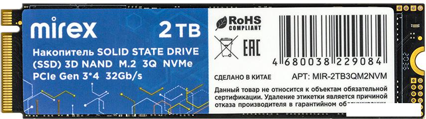 SSD Mirex 2TB MIR-2TB3QM2NVM