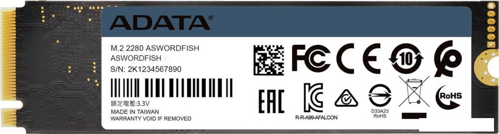 SSD ADATA Swordfish 500GB ASWORDFISH-500G-C