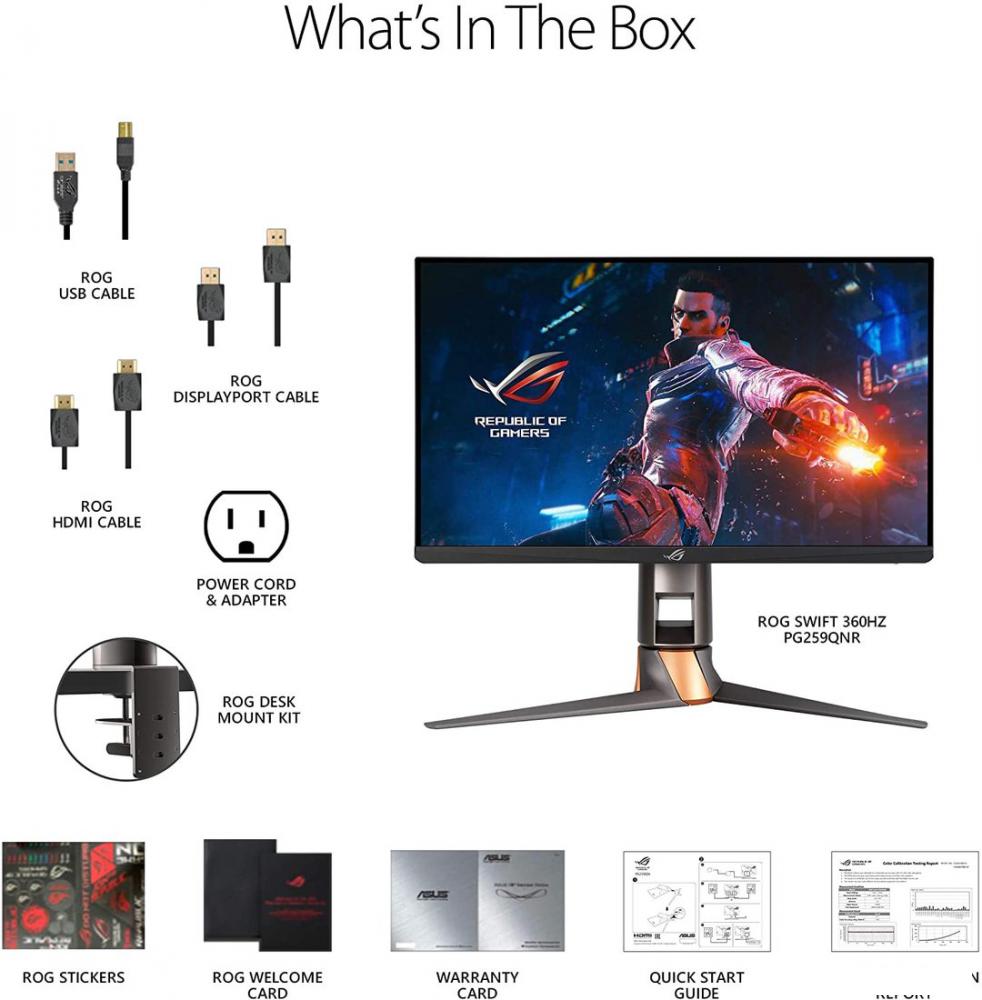 Игровой монитор ASUS ROG Swift PG259QNR Игровой монитор ASUS ROG Swift PG259QNR