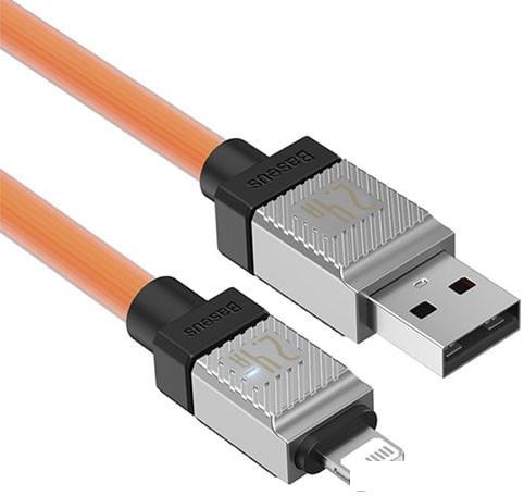 Кабель Baseus CoolPlay Series Fast Charging Data Cable 2.4A USB Type-A - Lightning (1 м, оранжевый)