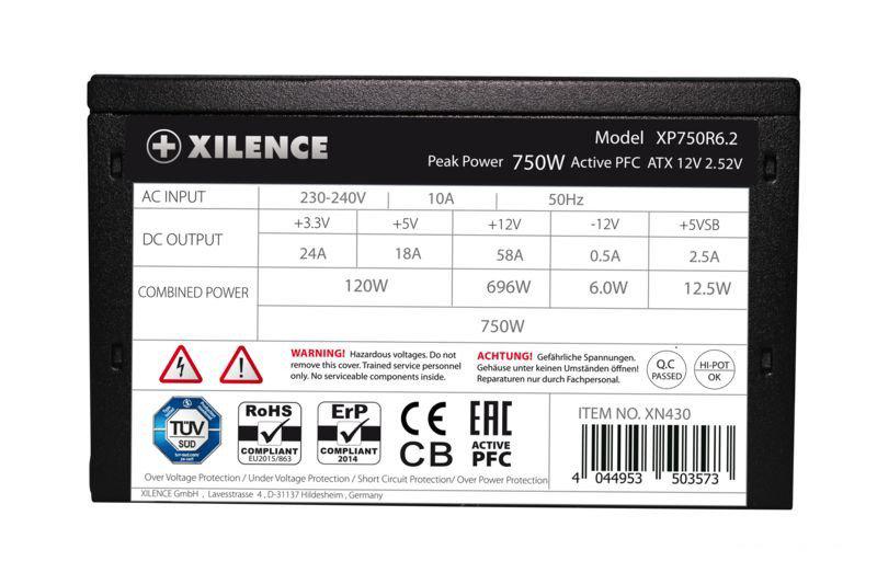 Блок питания Xilence Performance C+ XP750R6.2 750W