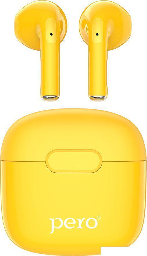 Наушники и гарнитуры Pero TWS05 Colorful (желтый)