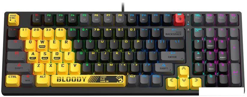 Клавиатура A4Tech Bloody S98 Sports Lime (Bloody BLMS Red)