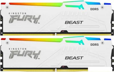 Оперативная память Kingston FURY Beast RGB 2x32ГБ DDR5 5600 МГц KF556C40BWAK2-64