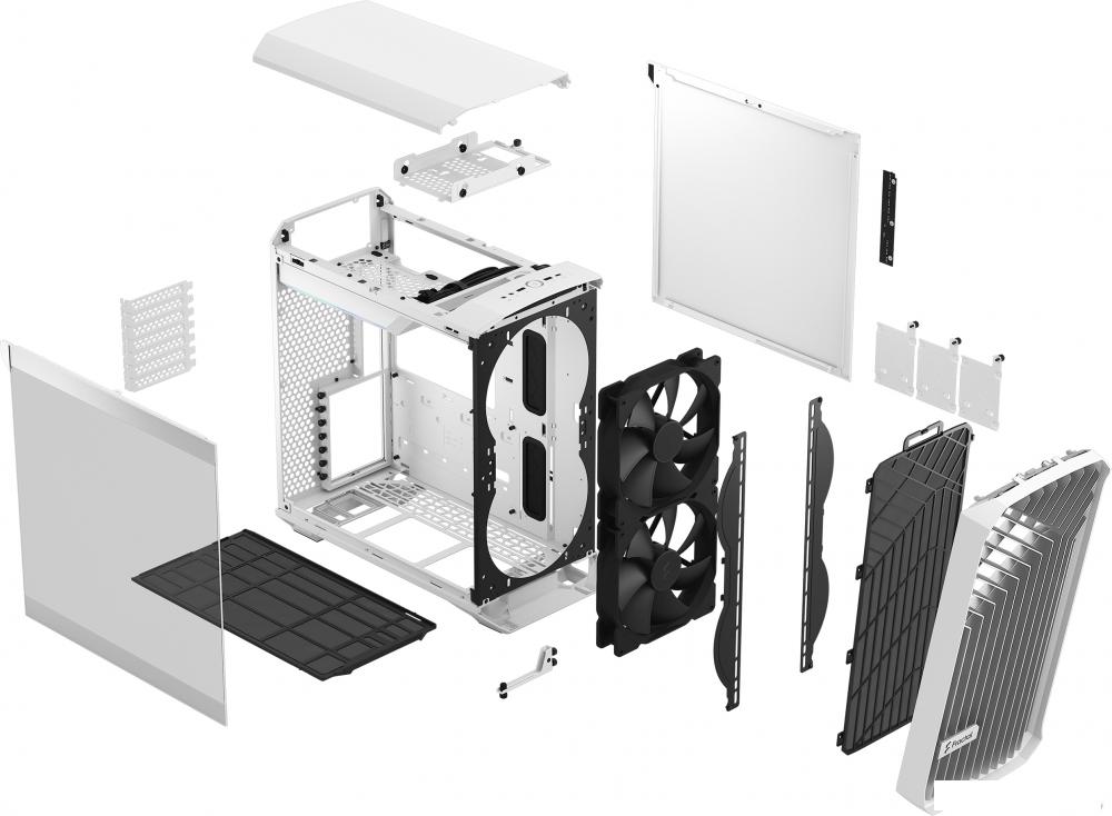 Корпус Fractal Design Torrent Compact White TG Clear Tint FD-C-TOR1C-03