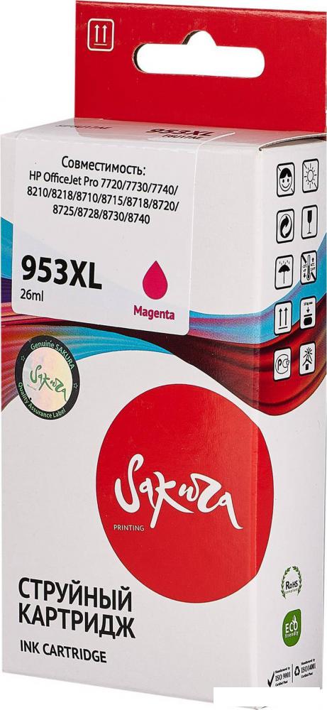 Картридж Sakura Printing SIF6U17AE (аналог HP 953XL Magenta) Картридж Sakura Printing SIF6U17AE (аналог HP 953XL Magenta)