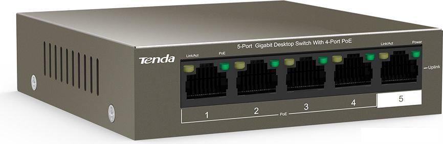Неуправляемый коммутатор Tenda TEG1105P-4-63W