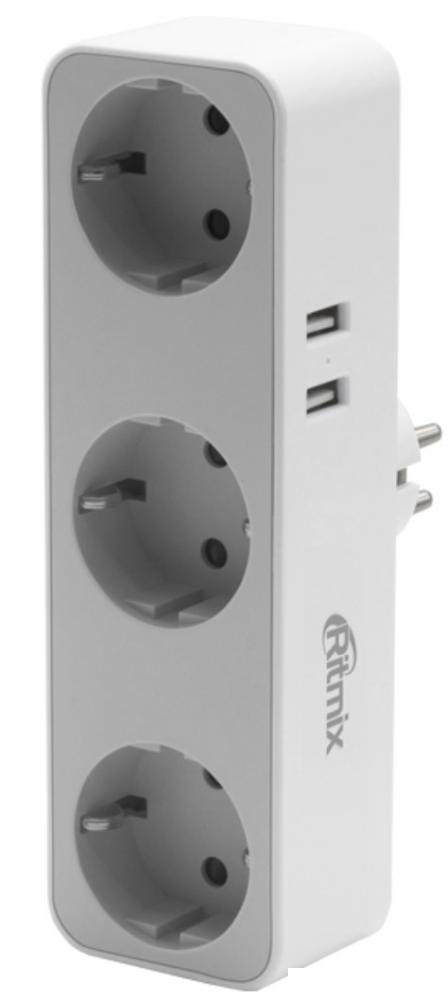 Сетевой фильтр Ritmix RM-032 (белый)