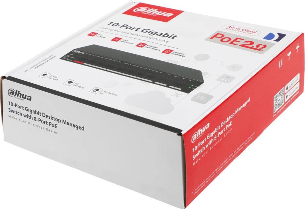 Управляемый коммутатор 2-го уровня Dahua DH-CS4010-8GT-110