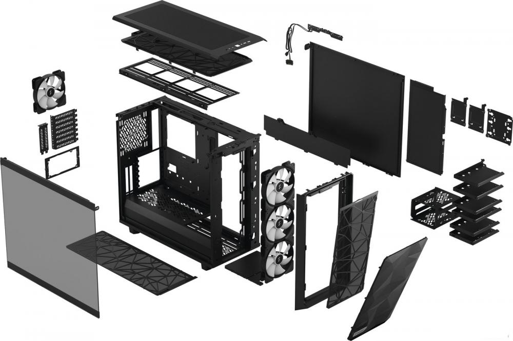 Корпус Fractal Design Meshify 2 RGB Black TG Light tint FD-C-MES2A-06