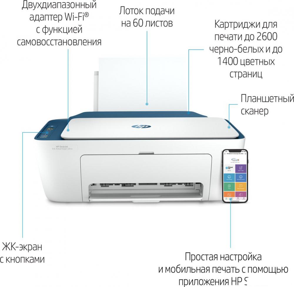 МФУ HP DeskJet Ink Advantage Ultra 4828 25R76A МФУ HP DeskJet Ink Advantage Ultra 4828 25R76A