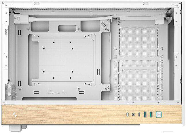 Корпус DeepCool CH260 Wood WH R-CH260-WHNWM0-G-1