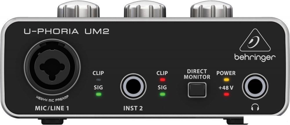 Комплект для звукозаписи Behringer U-Phoria Studio