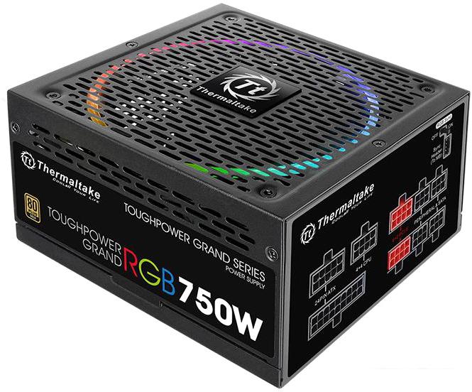 Блок питания Thermaltake Toughpower Grand RGB 750W Gold RGB Sync TPG-750AH3FSGR