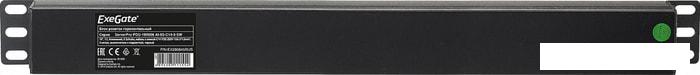 Блок розеток ExeGate ServerPro PDU-19H806 Al-8S-C14-3-SW