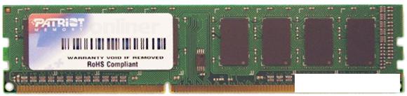 Оперативная память Patriot 4GB DDR3 PC3-12800 (PSD34G16002)