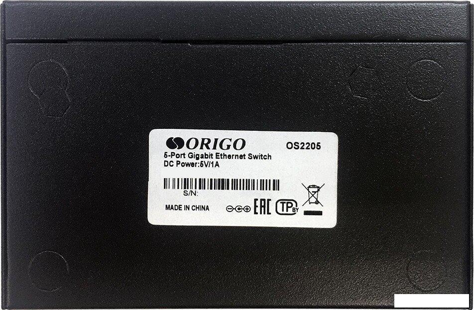Неуправляемый коммутатор Origo OS2205/A2A