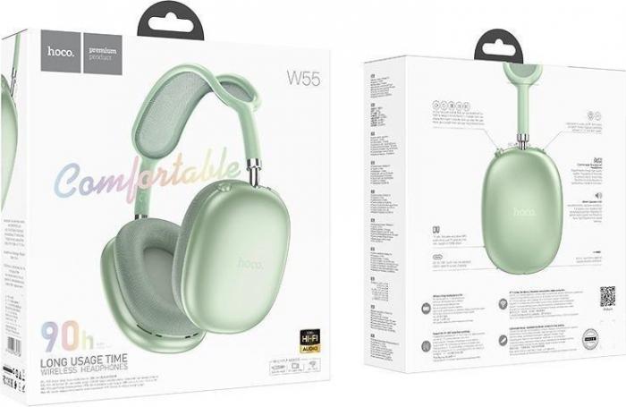 Наушники Hoco W55 (зеленый)