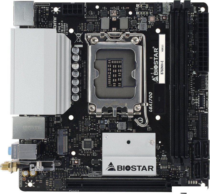 Материнская плата BIOSTAR B760NH-E Ver. 5.1
