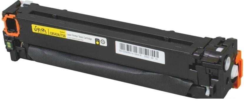 Картридж Sakura Printing SACB542A/716Y (аналог HP CB542A/716Y)