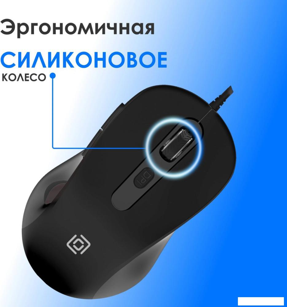 Мышь Оклик 211M (черный)